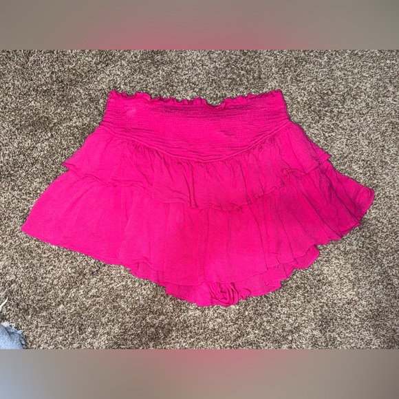 Pink High Rise Skort - Picture 2 of 6